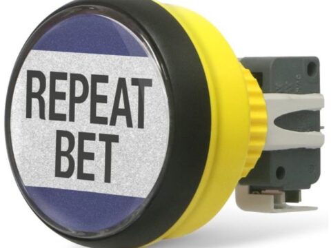 SPIN/REBET BUTTON W/LED
