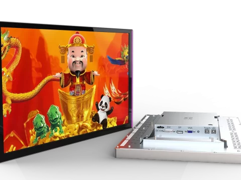 27" P-CAP TOUCH MONITOR W/LED STRIPS (KORTEK)